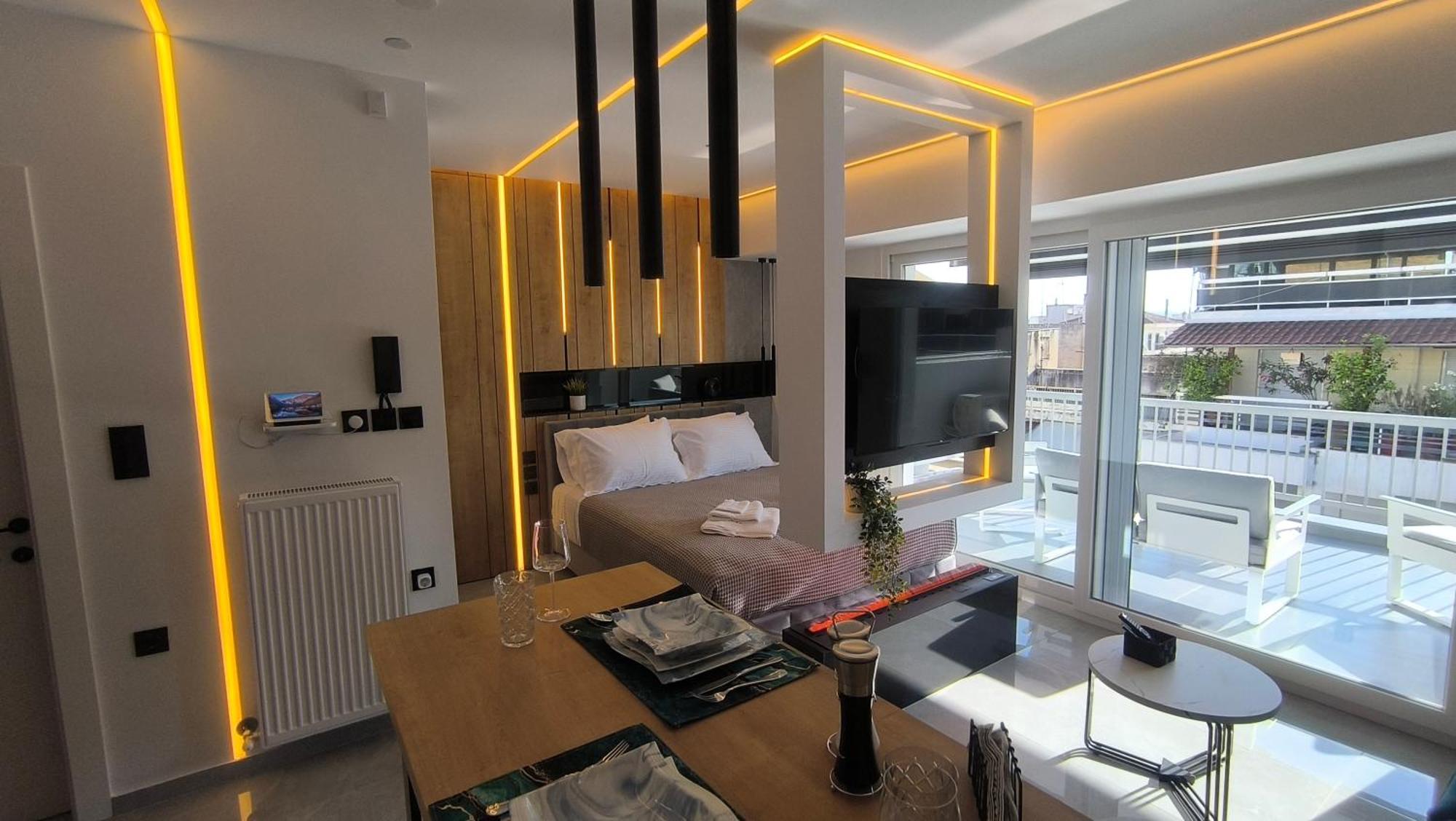 Larisa Absolute Suites, Sky View Smart Home Exterior foto