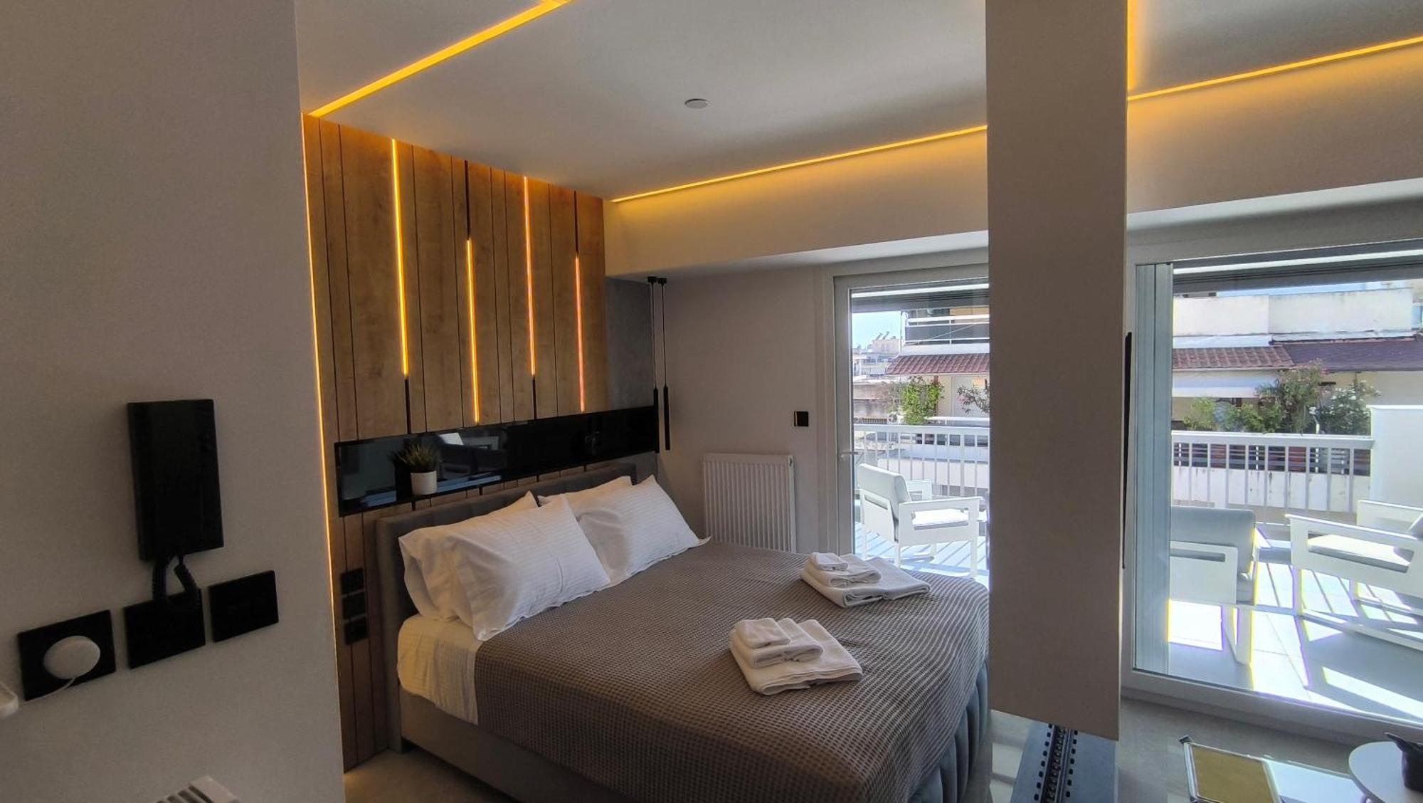 Larisa Absolute Suites, Sky View Smart Home Exterior foto